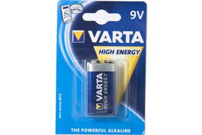 VARTA ALKALINE BATTERI 9V (6LR61)
