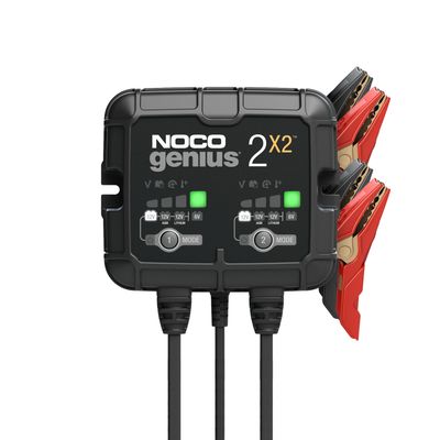NOCO BATTERILADER TIL 2 BATT. 6V/12V 2A