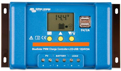 VICTRON BLUESOLAR PWM-LCD&USB 12/24-5