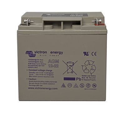 VICTRON AGM DEEP CYCLE BATT 12V 22AH