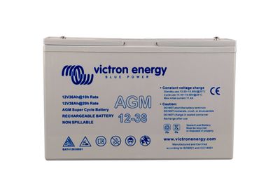 VICTRON AGM 12V 38AH DEEP CYCLE BATTERI