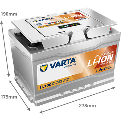 VARTA PROFESSIONAL LI-ION 12V 100Ah 1280Wh