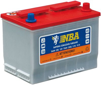 DANBRIT RØRPLADE BATTERI 75AH