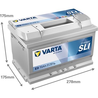 VARTA BATTERI BLACK DYNAMIC 12V 70 AH