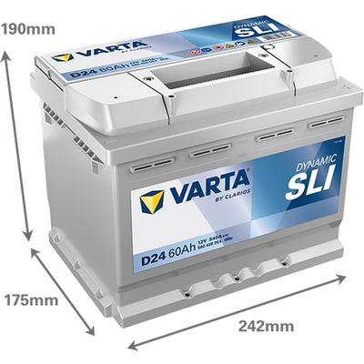 VARTA BATTERI BLUE DYNAMIC 12V 60 AH