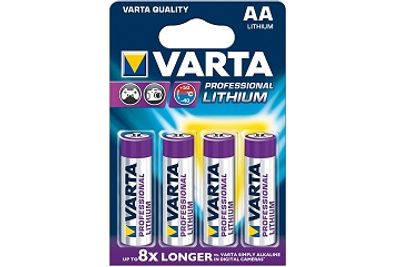 VARTA LITHIUM BATTERI 1,5V AA